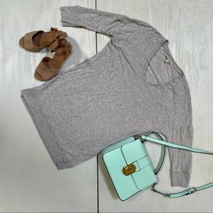 Express Grey Sweatshirt Dress